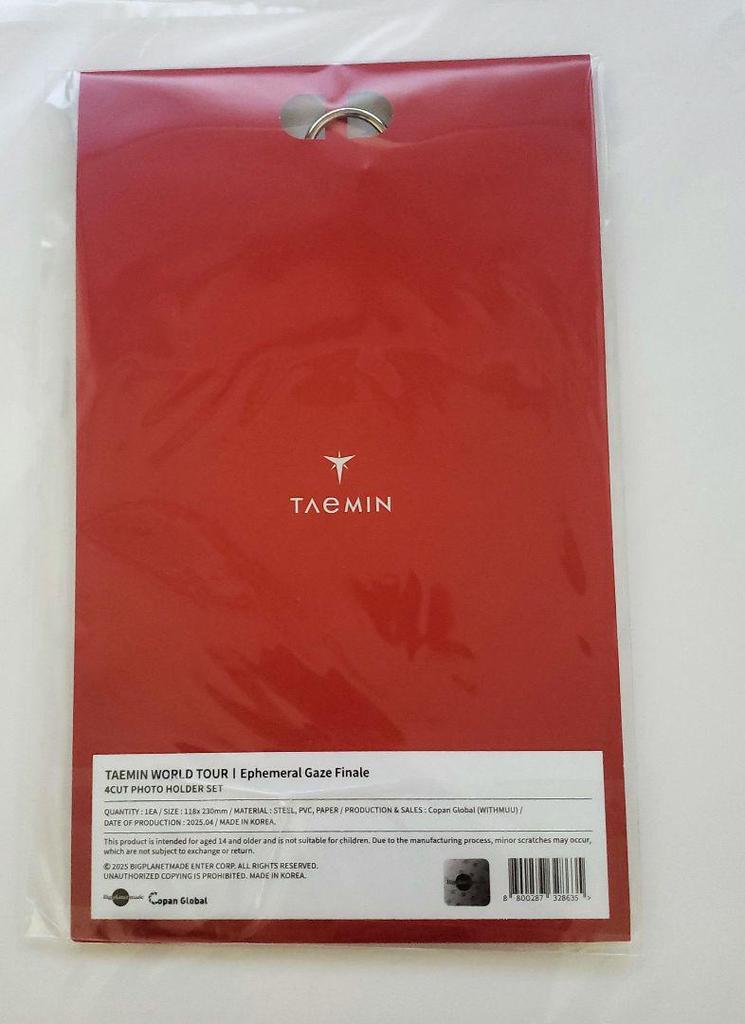 [USED] TAEMIN Ephemeral Gaze Finale Photo Holder