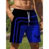 Men's beach pants, digital printing, soft and comfortable fabric, breathable and sweat proof, men's multifunctional shorts