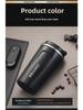 Portable Stainless Steel Insulated Coffee Cup for Men and Women - Elegant, High-Grade, Perfect for Office and Travel