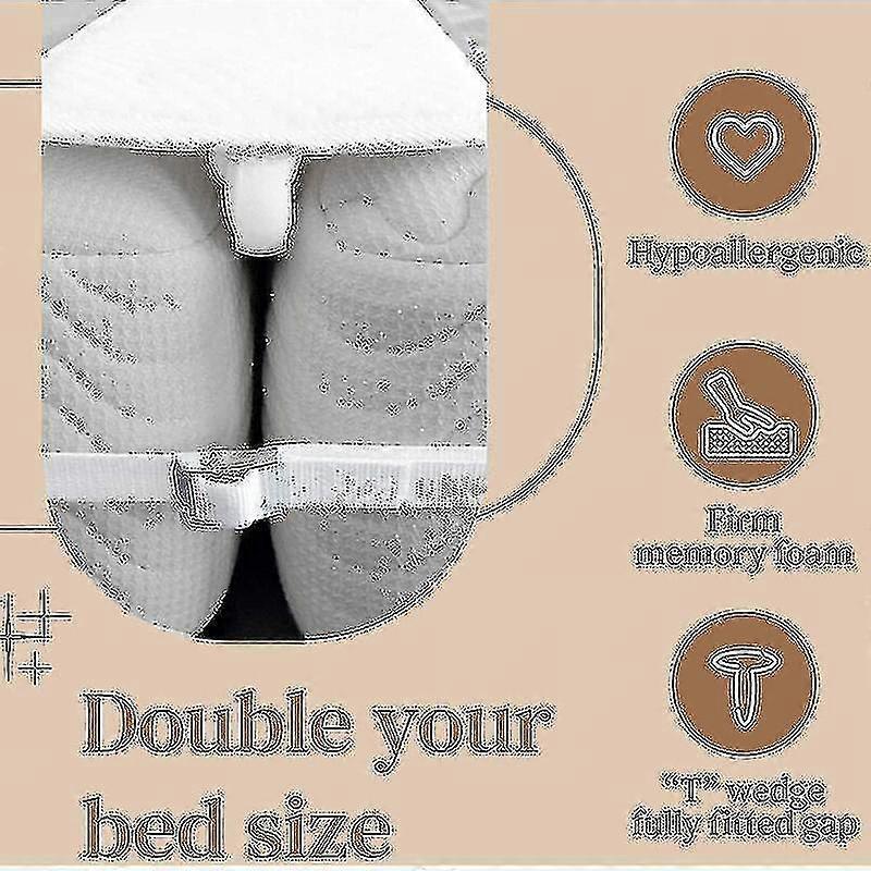 Mattress Connector For Twin Beds To King Size | Includes Mattress Strap - Ri