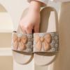 2025 New Fashionable Women's Bow Cool Slippers Can Be Worn Outside Non-slip Lightweight Men's Bathroom Slippers
