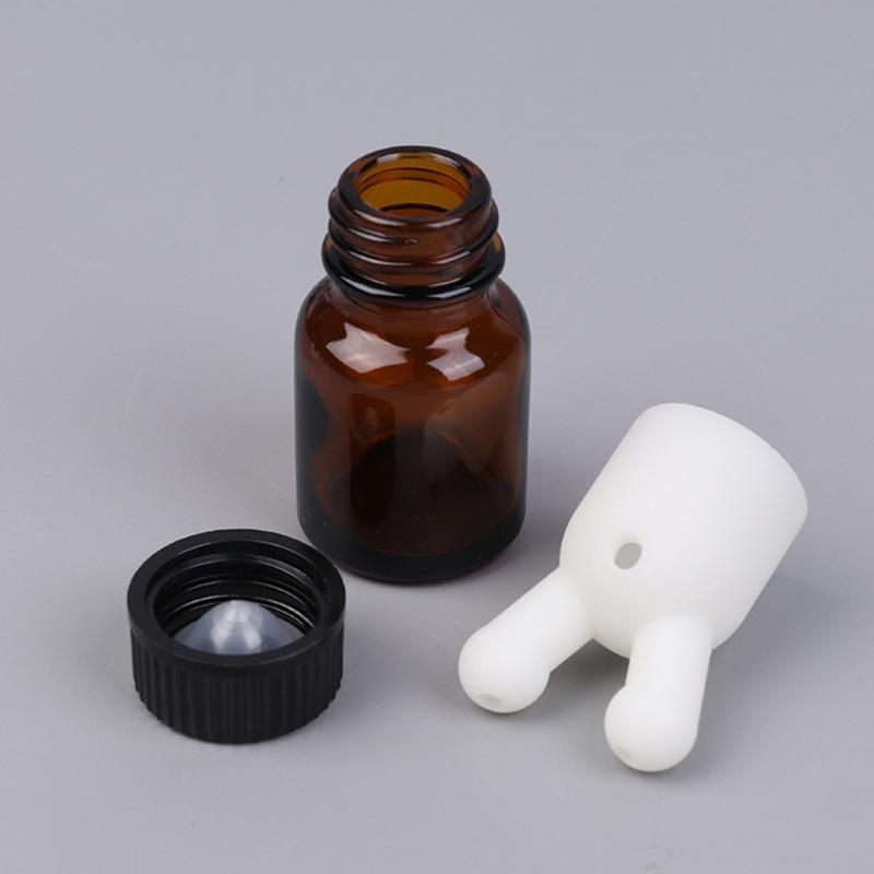 Portable Leakproof Essential Oil Inhaler Cap Small Perfumes Inhaler Dispenser Lids Funnel Set for Women and Men
