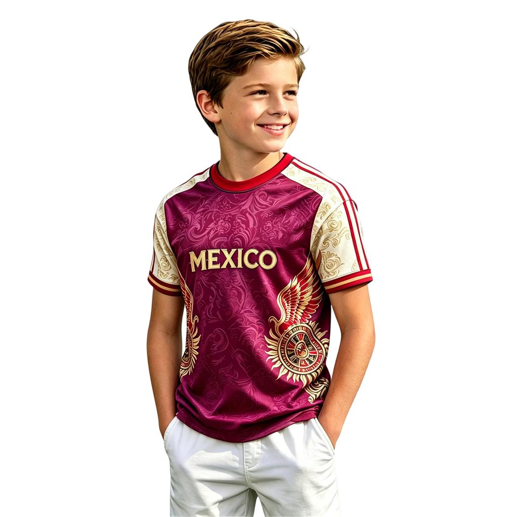 Boys Retro Soccer T-Shirt Vintage Football Tee for Kids Everyday Wear