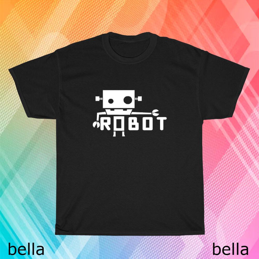 New Robot Cool Fierce Technology logo T-Shirt Funny Size S to 5XL XL