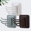 NO.HS Bathroom Wall Mount Self Adhesive Hooks Rotary Towel Sundries Hanger Towels Wash Cloth