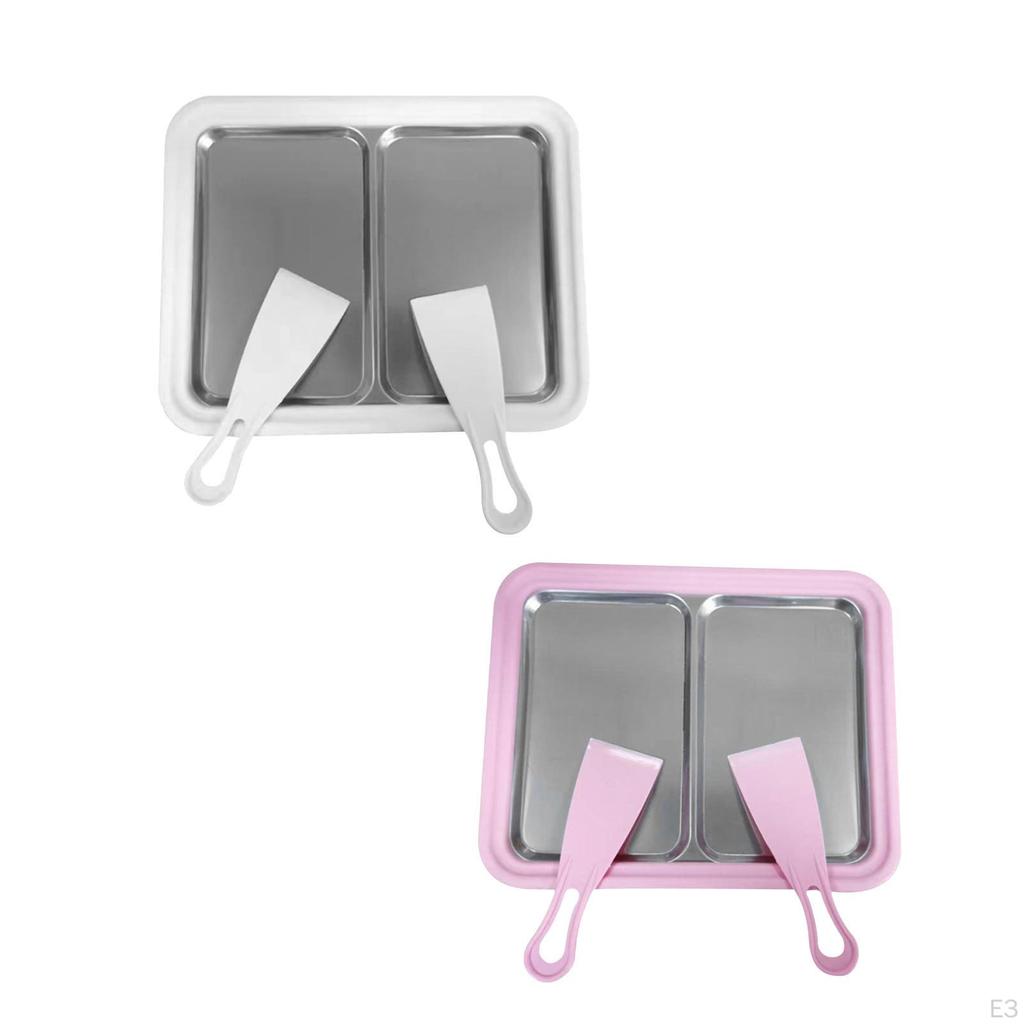 Ice Cream Maker Pan Roll Easy to Use Sweet Summer Yogurt Machine Cold Plate