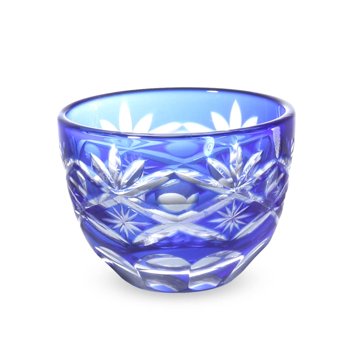 

Ностальгия Кирико Стекло Саке Орхидея Текущая Модель J-kitchens Чашка, Чашка, 54xВ40мм, 30мл, Резьба, Синий,