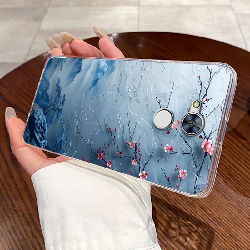 For Honor 6C Pro Case Honor Play 6S Capa For Honor V9 Play Cases Clear Silicone Soft TPU Cover Honor Play6S Cute Rabbit Cat Case