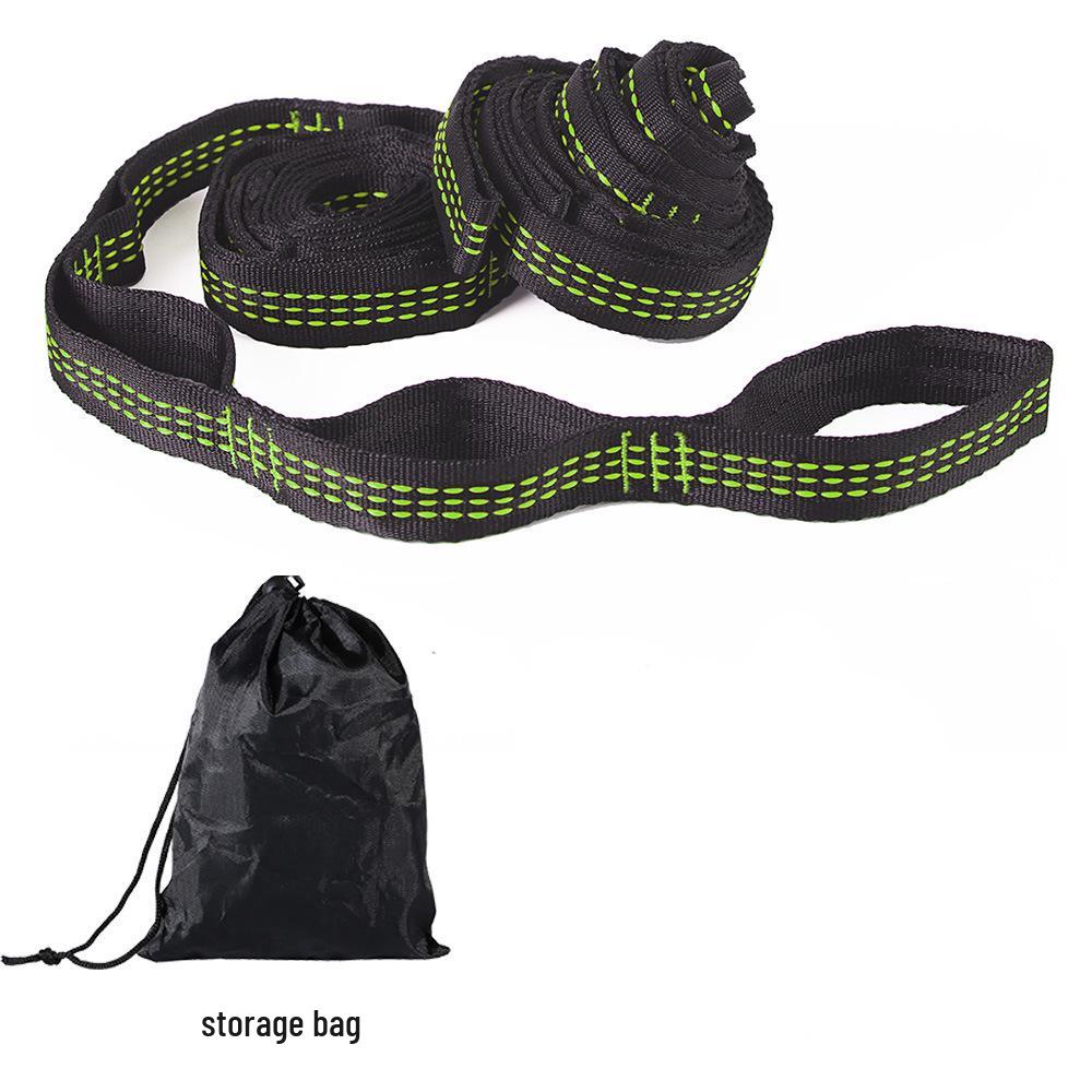 High-Strength Polyester Nylon Tree Hammock Straps with Multi-Ring Loop