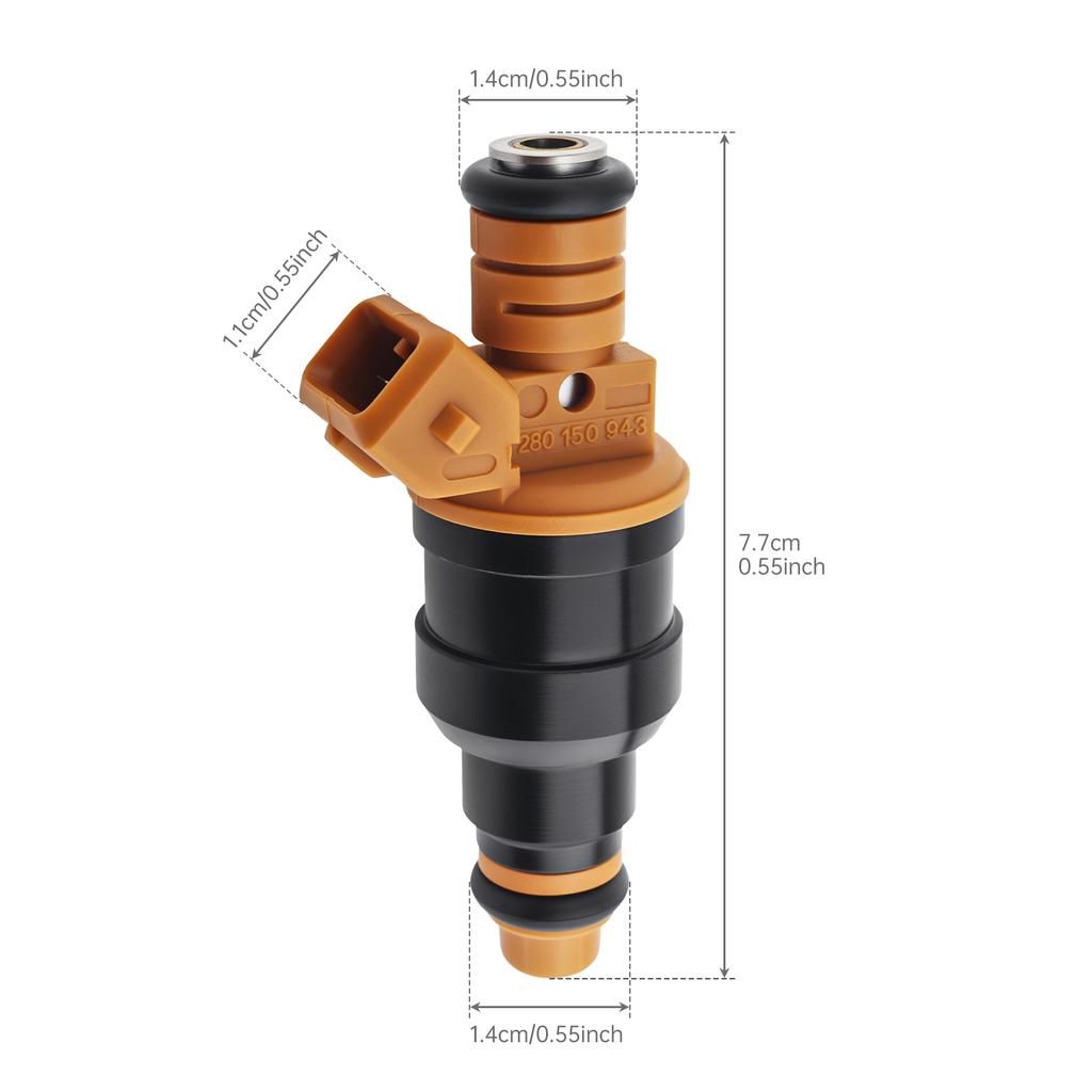 Ford F150 F250 F350 E150 E250 E350 Kraftstoffeinspritzdüse 0280150943 0280150939 0280150909 0280150556 Direkter Ersatz Präzise Passform