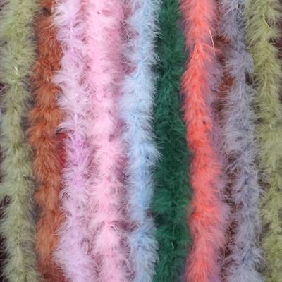 Feather Strip Flat Top Wedding Festival Diy Decorative Toys Crafts Stage Clothing Performance Feather 2 Meters