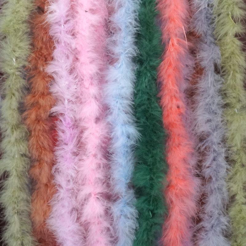 Feather Strip Flat Top Wedding Festival Diy Decorative Toys Crafts Stage Clothing Performance Feather 2 Meters