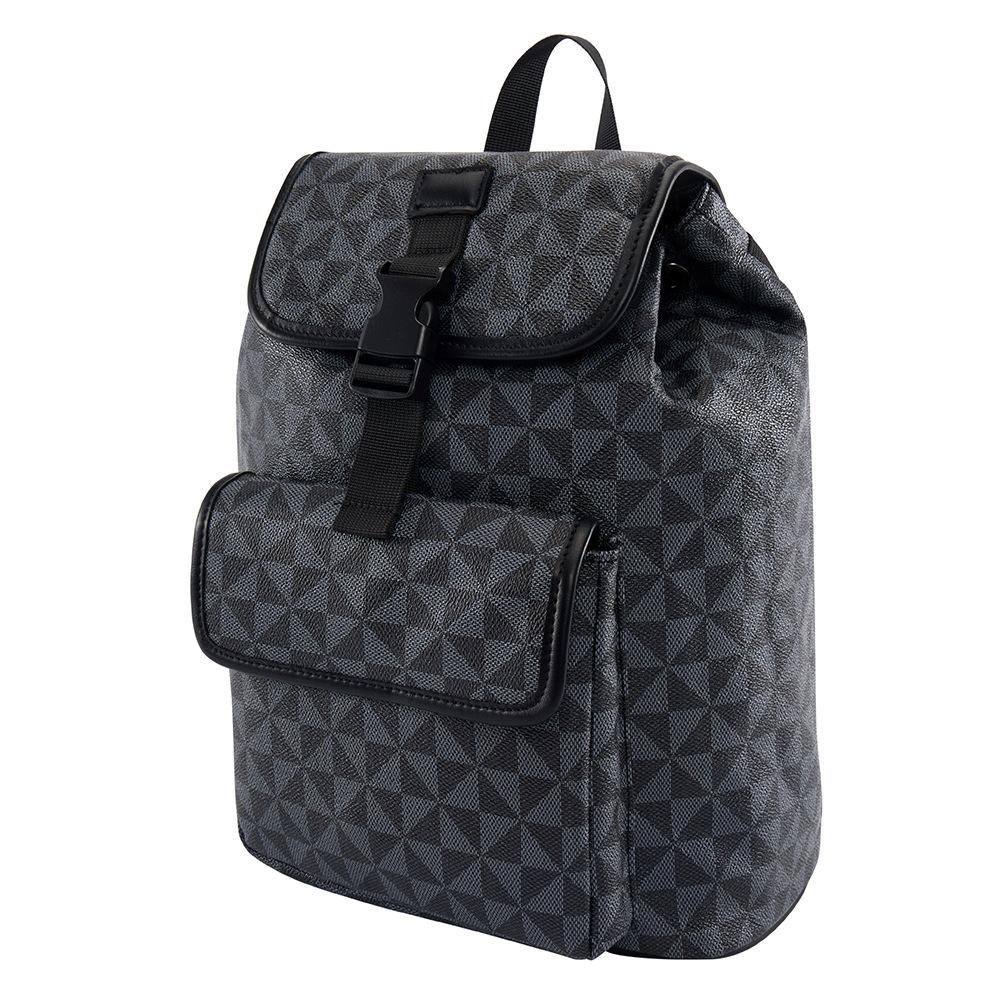 Fashion Printed Backpack for Men and Women Trend Casual Men Large Capacity Commuter Travel Bag