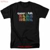 Camiseta Queer As Folk Masculina Licenciada Show de TV Clássico Orgulho Preto vintage Lavada Macia gráfica Versátil Casual streetwear