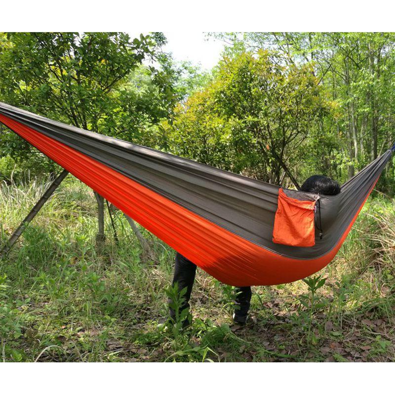 Parachute Double Person Nylon Hammock Outdoor Travel Camping Swing Hanging Bed