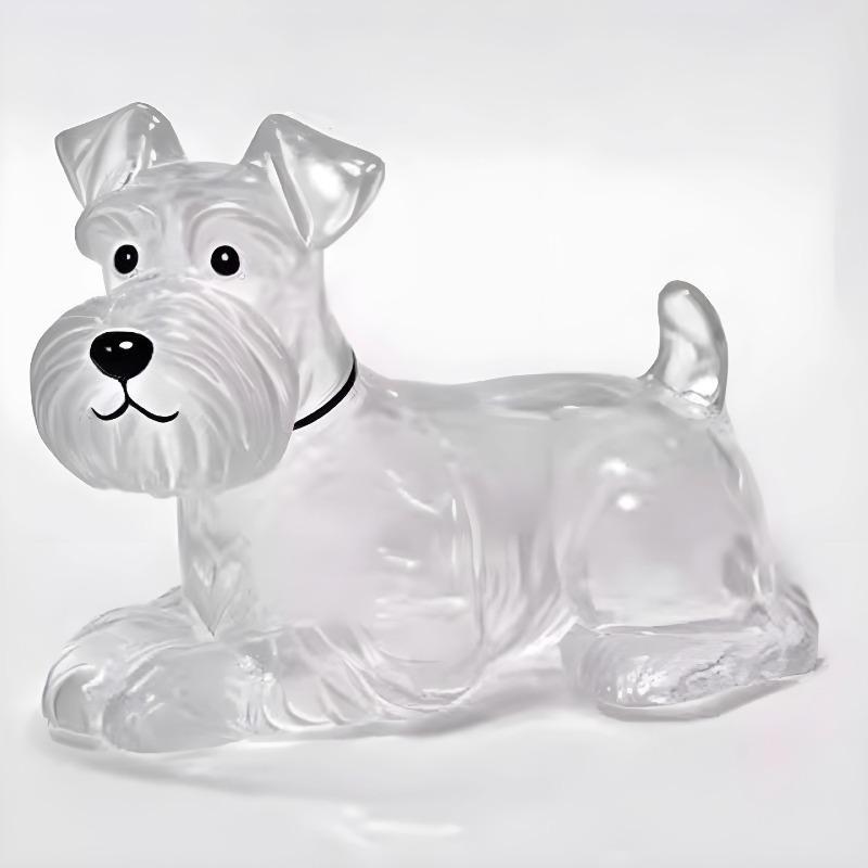 1pc 3D Cat Hair Dog Hair Transparent Storage Box - Keychain Backpack Pendant Pet Cat Kitten Shaped Commemorative Charm Hairball Container