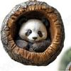 Creative Tree Hole Kitten & Puppy Acrylic Backpack Pendant