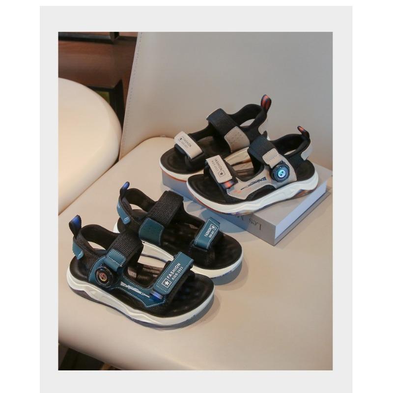 New Summer Boys' Sandals - Stylish Soft Sole Casual Beach Shoes for Big & Little Kids