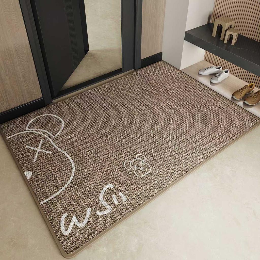 Bathroom Floor Mat, Toilet Absorbent Mat, Toilet Door Non-Slip Mat, Foot Mat, Toilet Door Mat, Quick-Drying Carpet