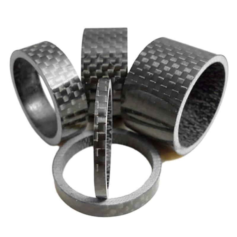 5Pcs Bicycles Headset Spacer Bike Front Stem Fork Washer for Mountain, Road Bike