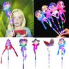 Light Led Up Sticks Toy Christmas Tree Pentagram Princess Flash Wand Prop Party