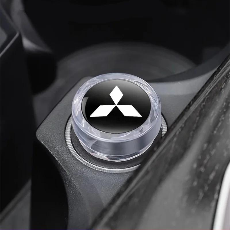 Car Cigarette Lighter Cover DustProof Decoration Cap Auto Accessories For Mitsubishi Eclipse Lancer Outlander ASX Colt I200 Star