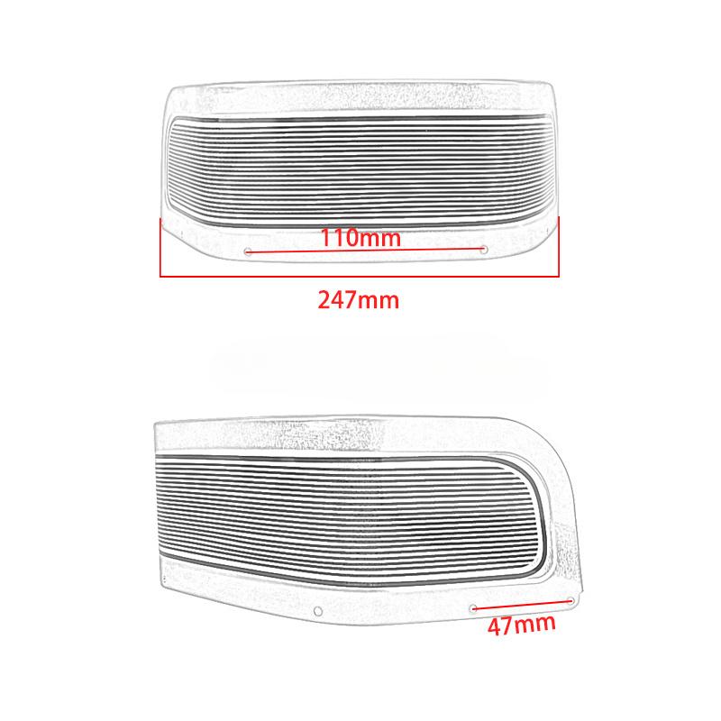 Front Fender Skirt Trim Cover Motorcycle For Harley Touring Road King Electra Glide Ultra Tri Glide FLHR FLHX Softail 1980-2013