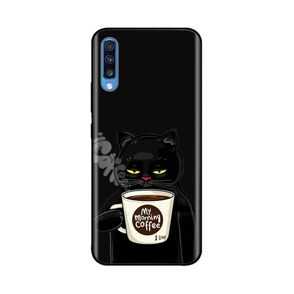 Cover For Samsung Galaxy A70 Soft Smooth Liquid Silicone Full Protection Anti Choc Bumper For Samsung A70 Case A 70 A705F Fundas