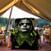 Wednesday Outdoor Flannel Throw Blanket - HD Printed Lightweight Soft Warm All-Season Blanket for Sofa, Bed, Travel, Camping 1203049