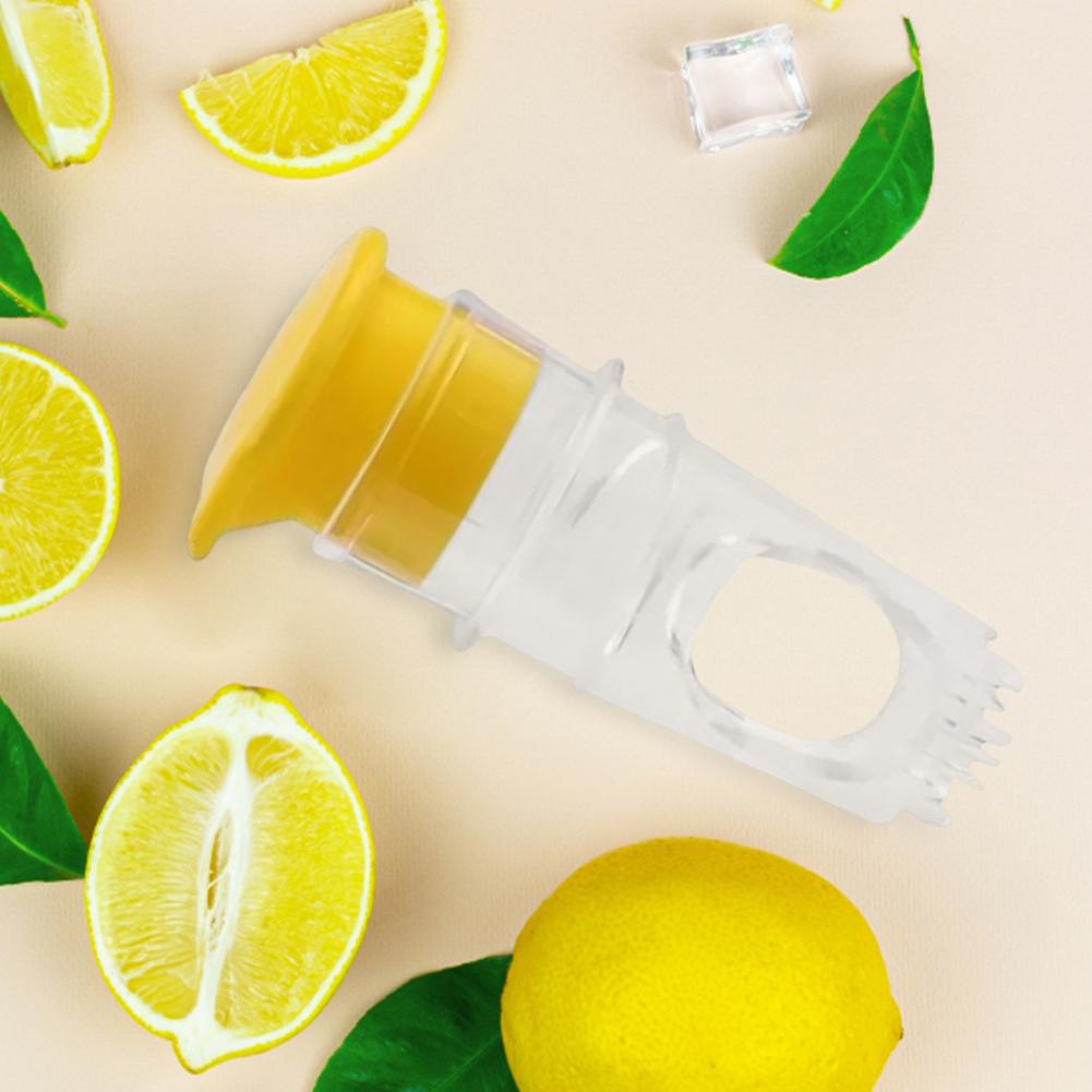 Manual Lemon Juicer Hand Held Juicer Plastic Hand Juicer Pourer Citrus Squeezer for Lemon Orange Limes Citrus