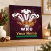 Wales Rugby Custom Name Text 5D Diamond Painting Kit DIY Full Drill Diamond Art Decoration