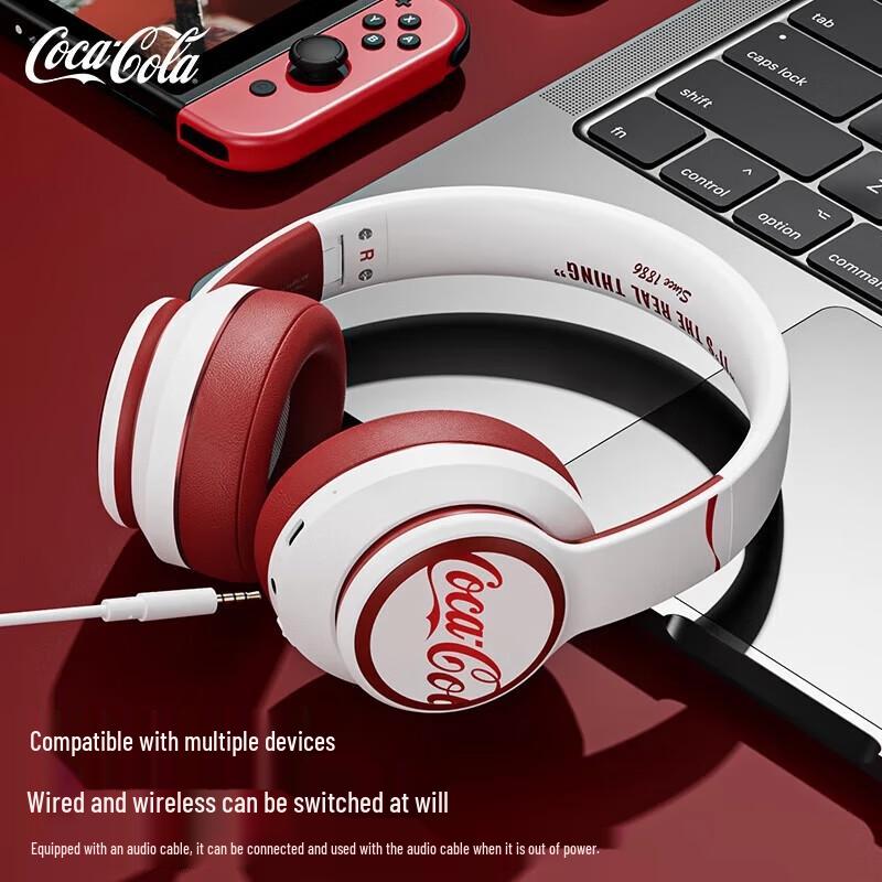 

Coca-Cola T05 Wireless Noise-Canceling Gaming Headphones