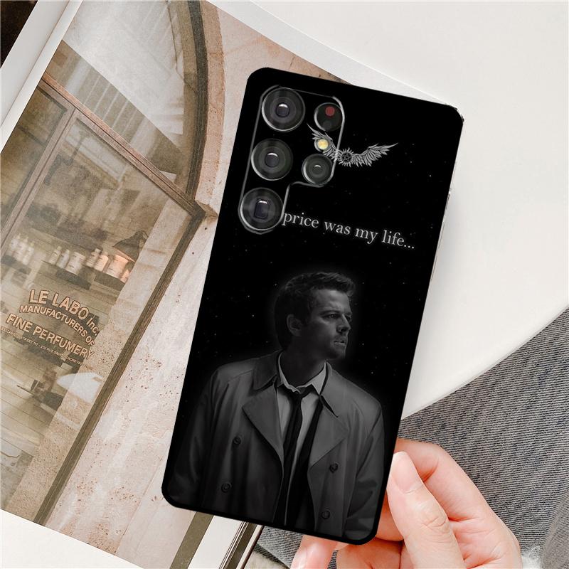 Supernatural Castiel Anděl Pouzdro na telefon Pro Samsung Galaxy S25 Ultra S9 S10 S20 S22 S21 Plus S23 FE S24 Ultra Plné krytí