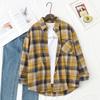 Plaid Shirts Womens Blouses Long Sleeve Lady Checked Tops Loose Female Outwear Casual Clothes Spring Autumn News 2026
