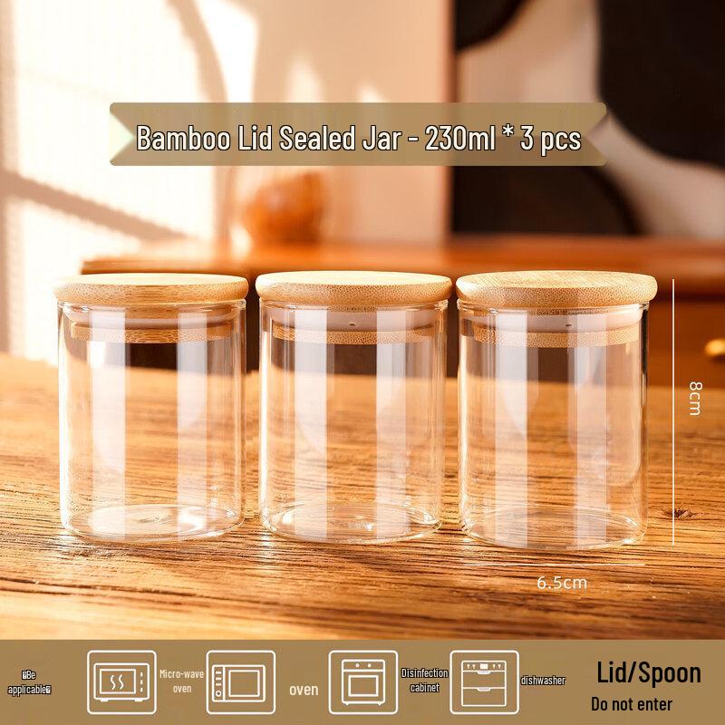 Glass Sealed Storage Jar
