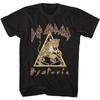 Def Leppard T Shirt Hysteria Tour New Licensed Black Heavy Metal Rock Merch Unisex T-Shirt
