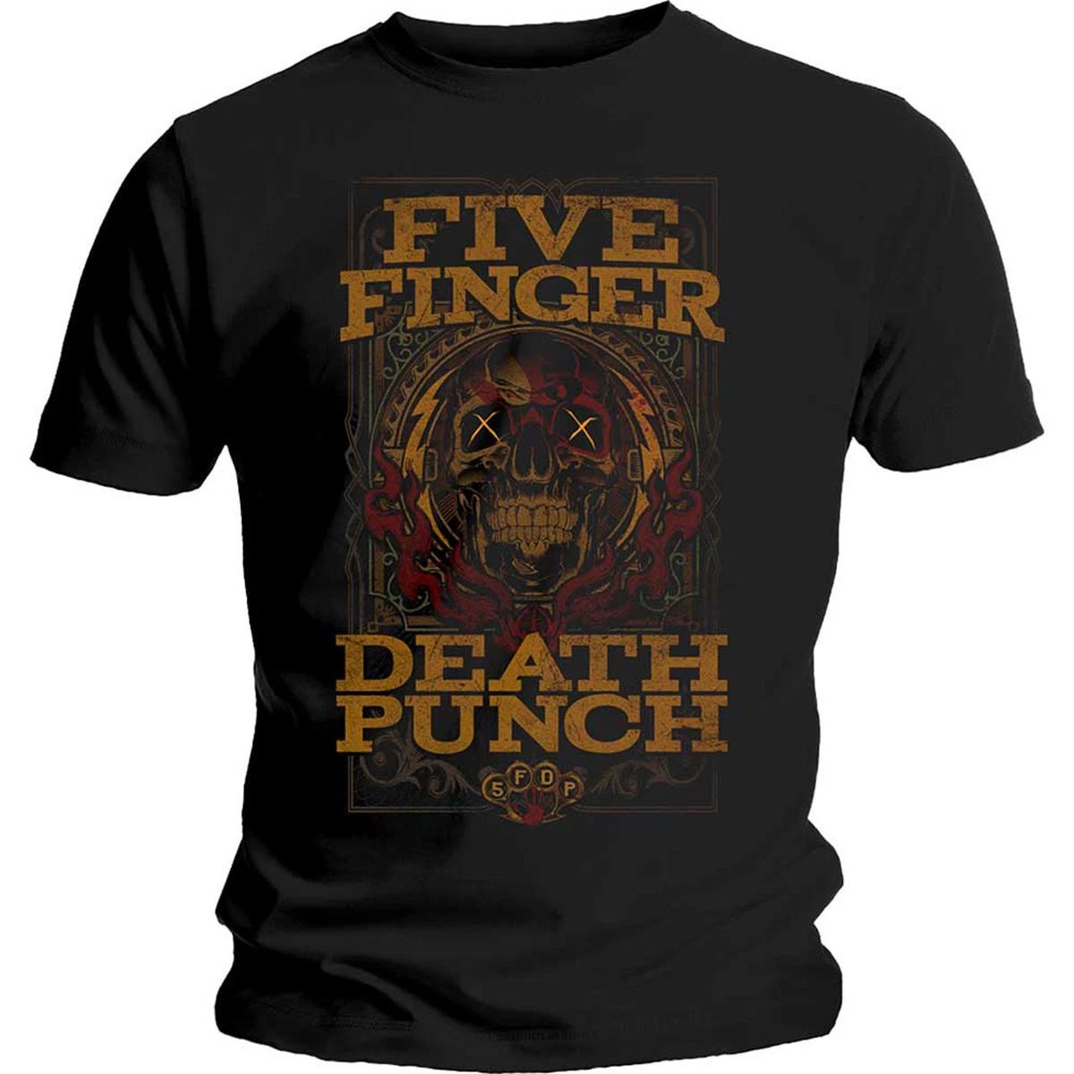 Five Finger Death Punch Wanted Официальная футболка мужская унисекс XL