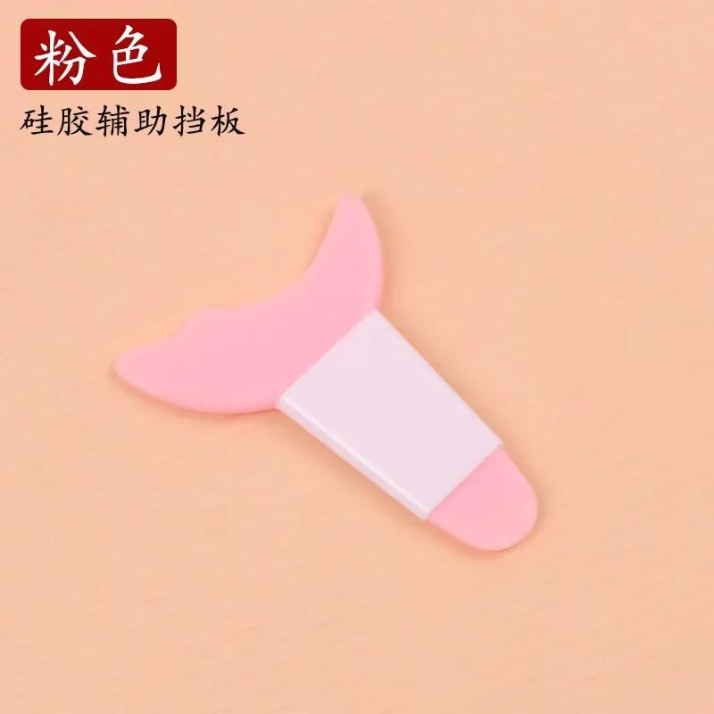 Eyeliner Template Mascara Shield Applicator Multifunctional Silicone Brush Lash Stopper Eye Makeup Tool Eye Makeup Aid Wholesale