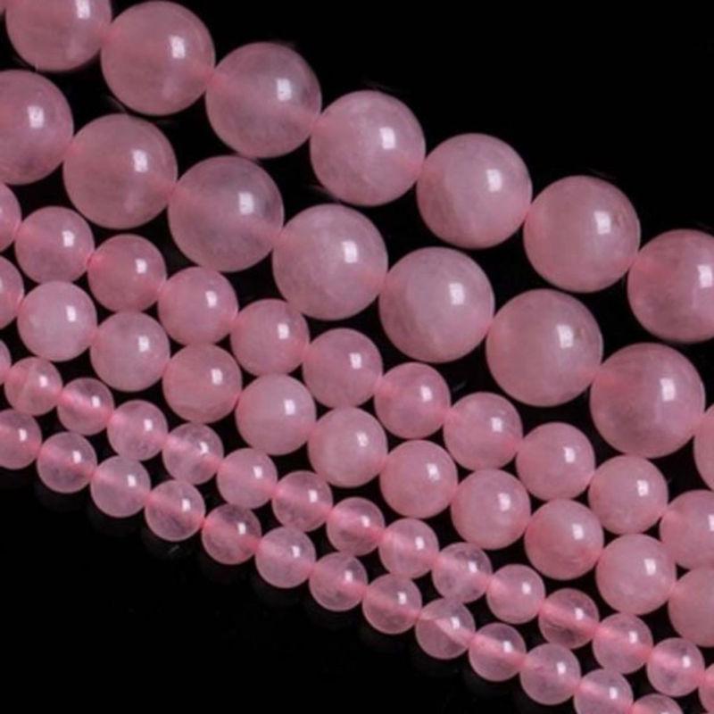 Luźne koraliki Space Quartz Gemstone Round Bead Natural do naszyjnika DIY 4-12mm Wysokiej jakości