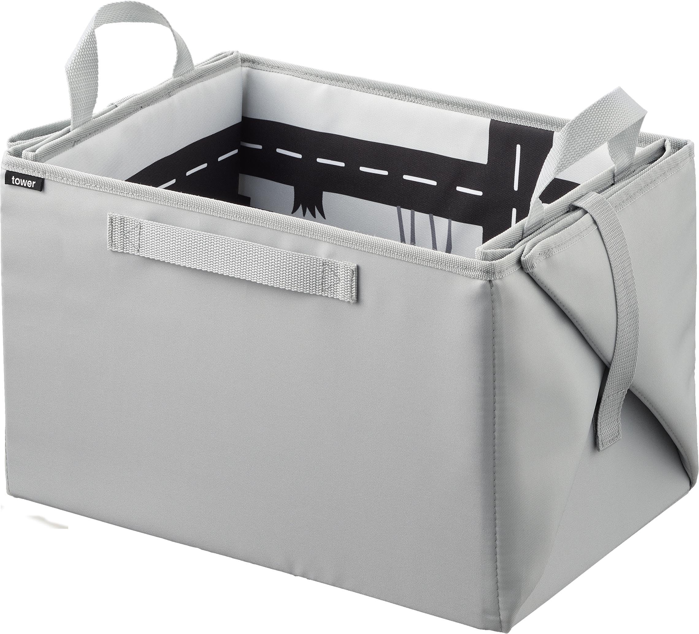 

Yamazaki Toy Storage Light Assembled W42 x D28 x H25cm Compatible with Color Storage Storage 10169 Mat, Gray, Size (excluding handles), Tower,