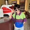 Trendy Korean Style Kids Shoulder Bag Chic Half Moon Design For Boys And Girls