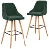Day and Night - Day and Night Kitchen Stools 2 Units Dark Green Velvet