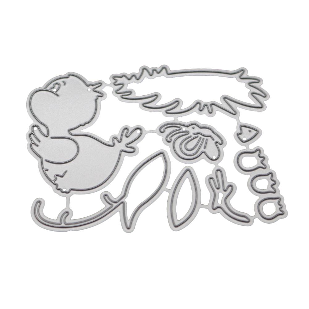 

Утки Бабочки Цветы Рамка Металлическая Серебристая Трафарет Тиснение Вырубные Ножи Для DIY Скрапбукинга Бумажный Альбом Изготовление Открыток серебряный