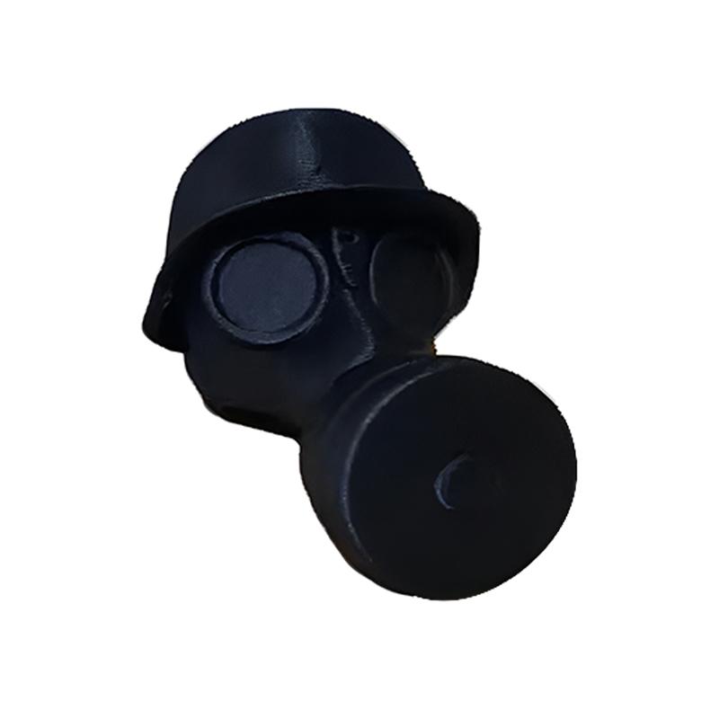 D5 3D Printing Gas Mask Beer Bottle Topper Reusable Novelty Air-Tight Cap for Liquor Preservation Dustproofing Beer Cover Cap