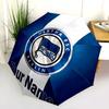 1 PC Automatic Folding Umbrella - Hertha BSC Custom Name Pattern, Portable & Foldable Design with 8 Ribs, Christmas Birthday Gifts