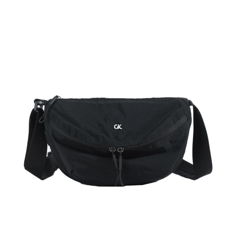 

Женская модная сумка-пельмень кроссбоди и на плечо в корейском стиле 2025 года чёрный