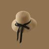 Fashion Ins Net Red Summer Outing Large Brim Sun-shading Beach Sun Hat Korean Version of The Obvious Face Small Straw French Straw Hat Female
