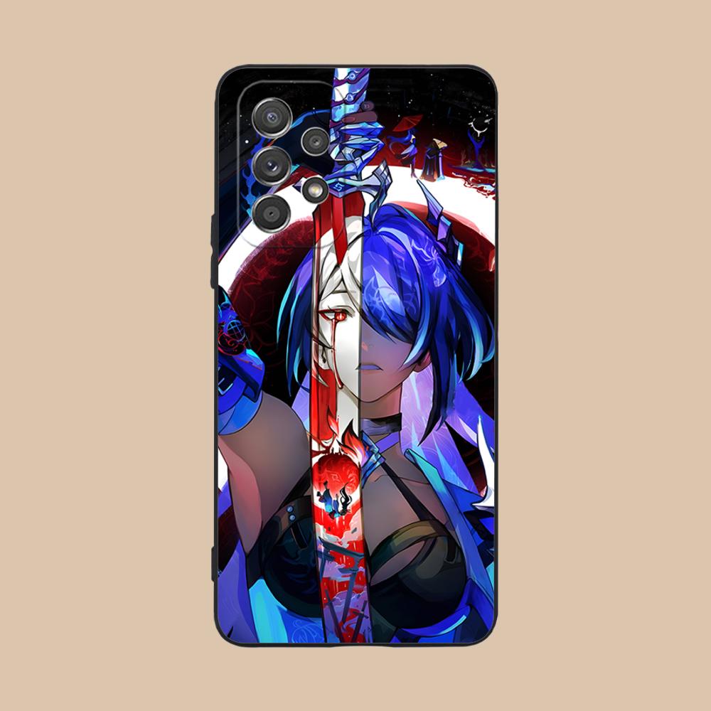 HSR Acheron Matte TPU Mobile Phone Case for Samsung Galaxy A56 55 54 53 52 51 36 35 34 23 16 15 5G Colorful Cover