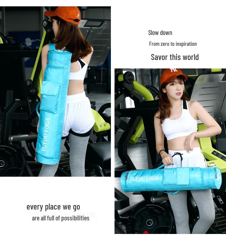 Large Capacity Yoga & Gym Single Shoulder Backpack: Fashionable Sports & Travel Bag with Logo Print for Men & Women.