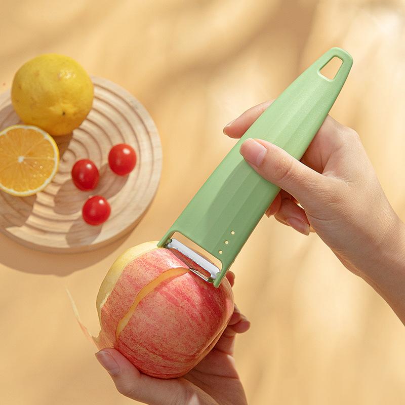 Edelstahl und PP Hobel Multifunktions-Obst- & Gemüseschneider Kartoffelschäler Gurkenschneider Küchenzubehör Haushaltsartikel